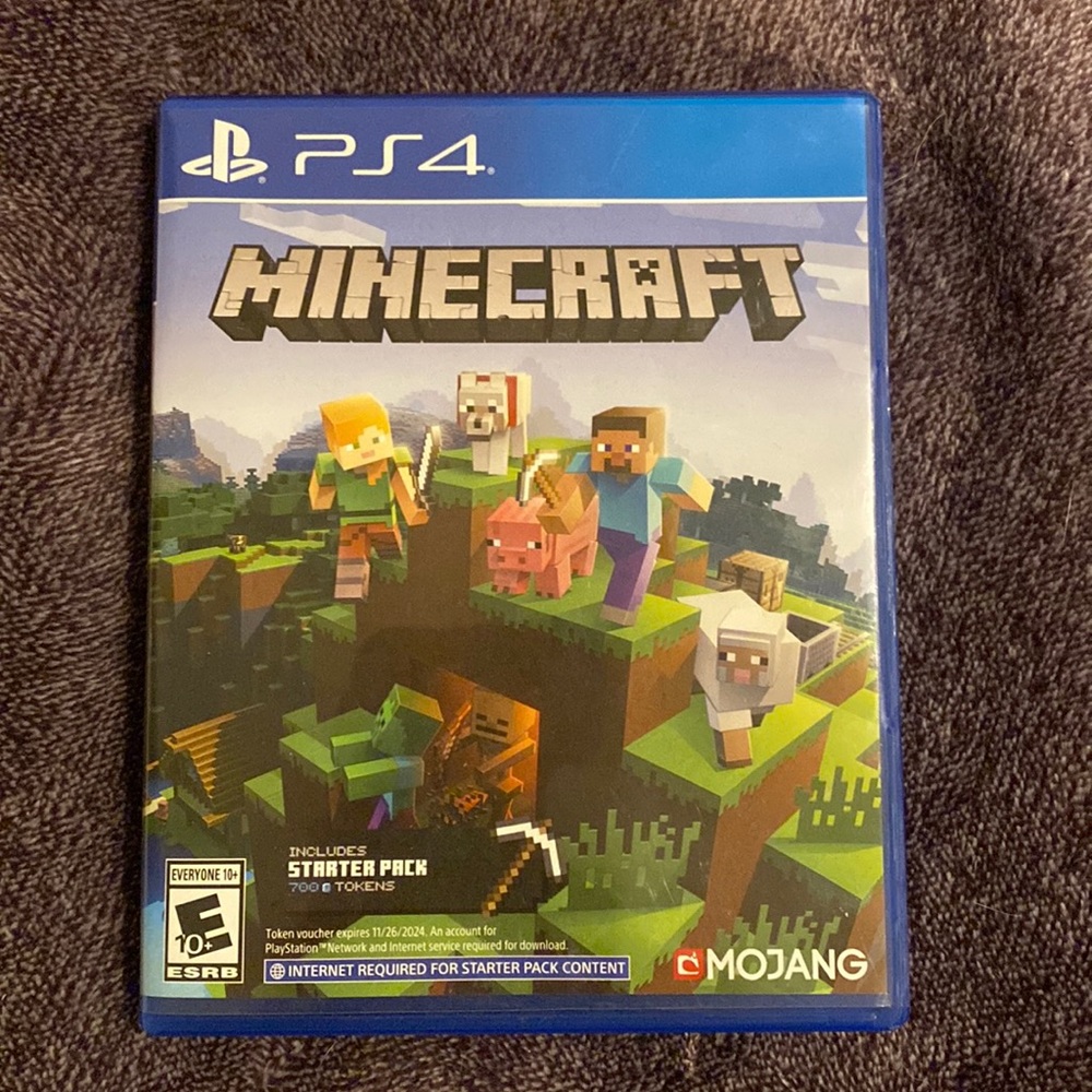 Minecraft ps4 disc